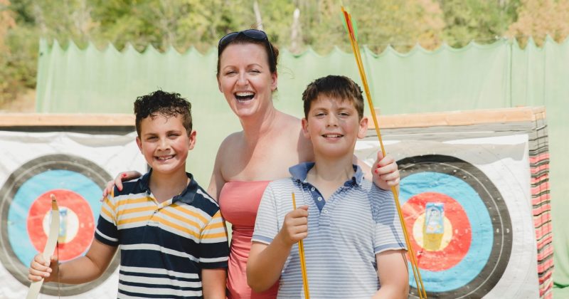 Single parent aventure holiday in Ardeche, South of France